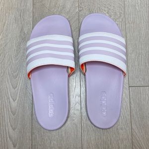 ADIDAS Lavender Slides - 7.5